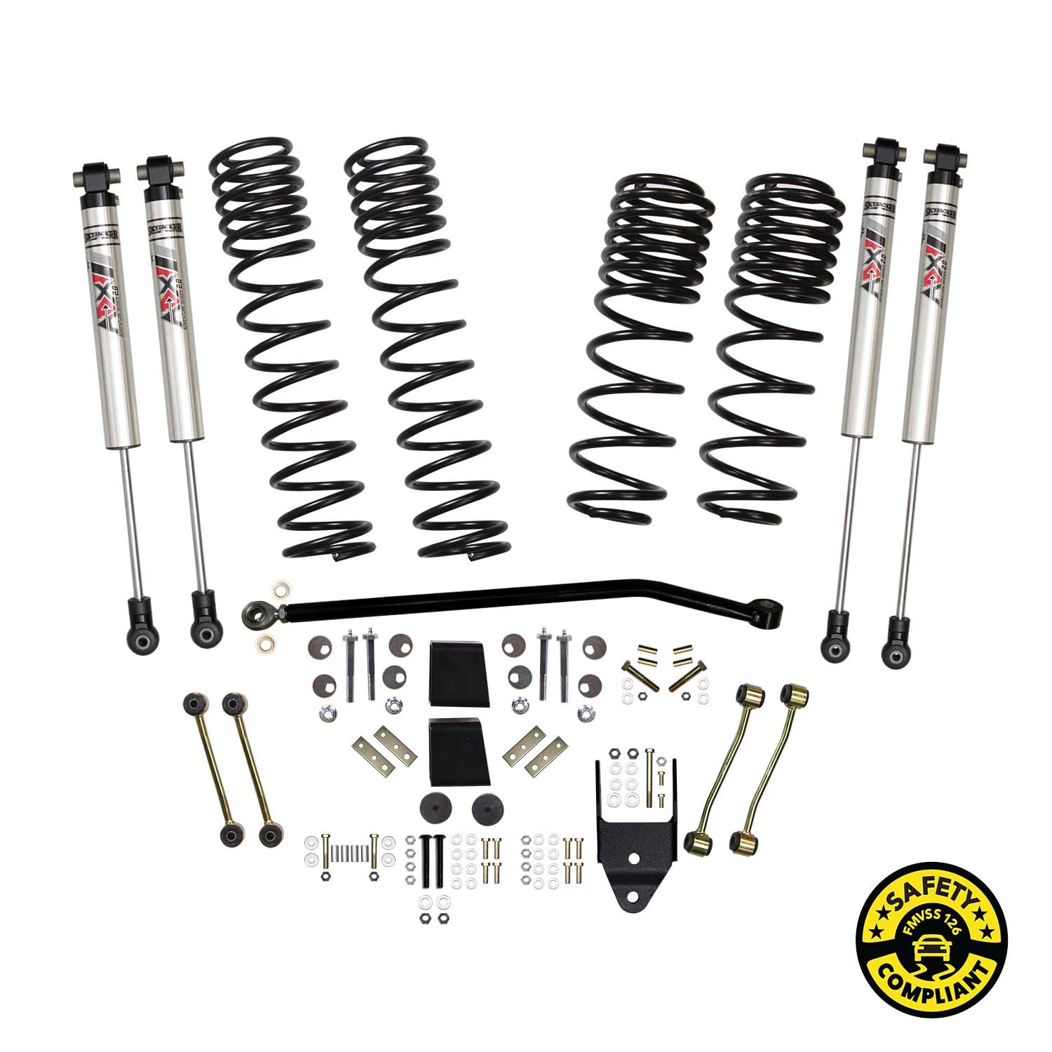 4 In. Suspension Lift Kit With ADX M2.0 Aluminum Monotube Shocks.