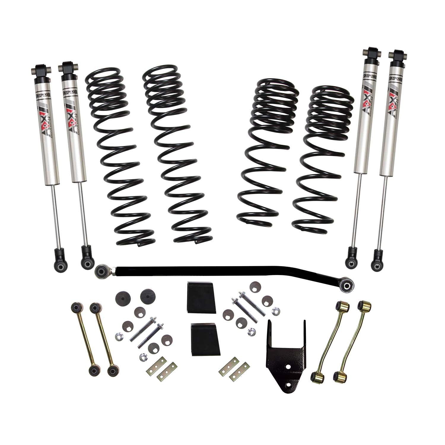 4 In. Suspension Lift Kit With ADX M2.0 Aluminum Monotube Shocks.