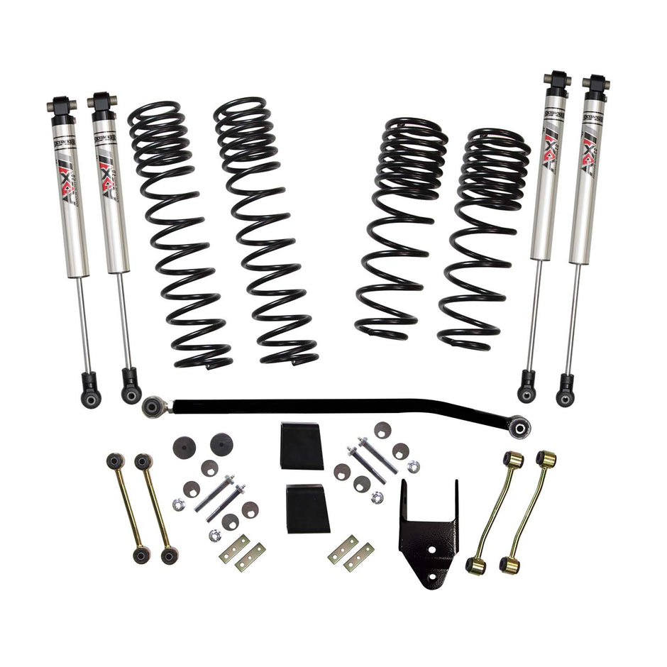 4 In. Suspension Lift Kit With ADX M2.0 Aluminum Monotube Shocks.