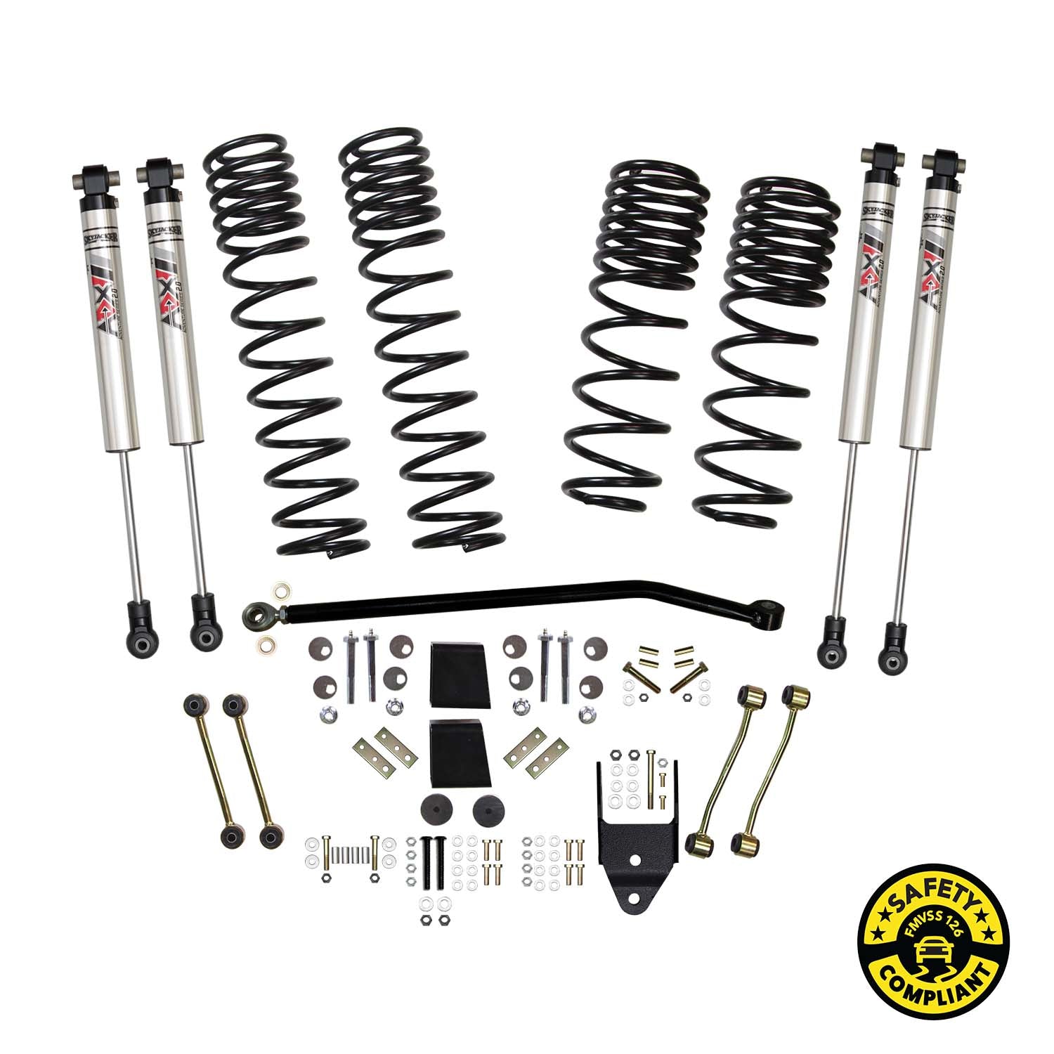 4 In. Suspension Lift Kit With ADX M2.0 Aluminum Monotube Shocks.