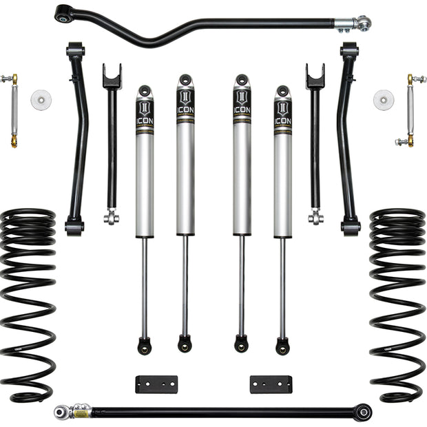 20-UP JEEP GLADIATOR 2.5" STAGE 5 SUSPENSION SYSTEM (BILLET)