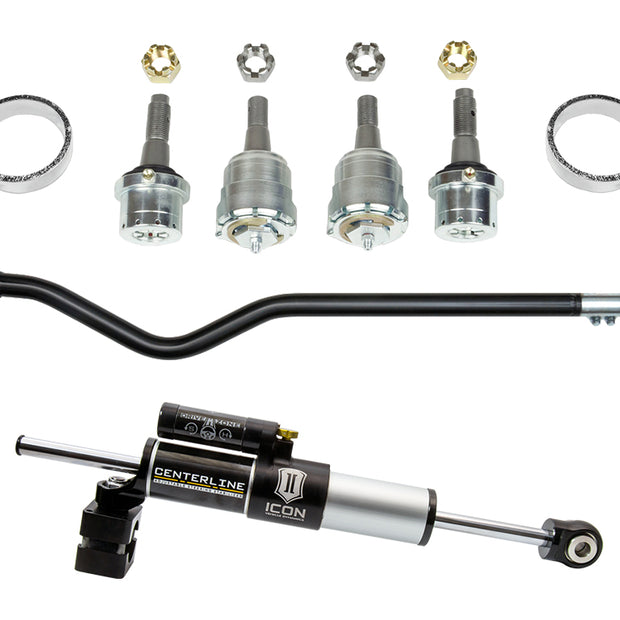 ICON 2018-2023 Jeep Wrangler JL/2020-2023 Jeep Gladiator Ultimate Front End Kit Stage 4