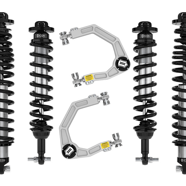 ICON 2021-2023 Ford Bronco Sasquatch 2-3" Lift Stage 3 Suspension System Billet Heavy Rate Rear Spring