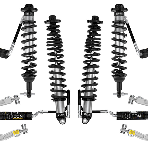 ICON 2021-2023 Ford Bronco Non-Sasquatch 3-4" Lift Stage 4 Suspension System Billet Heavy Rate Rear Spring