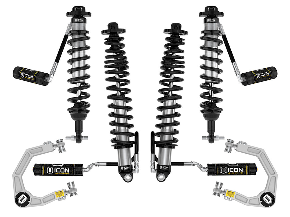 ICON 2021-2023 Ford Bronco Sasquatch 2-3" Lift Stage 4 Suspension System Billet