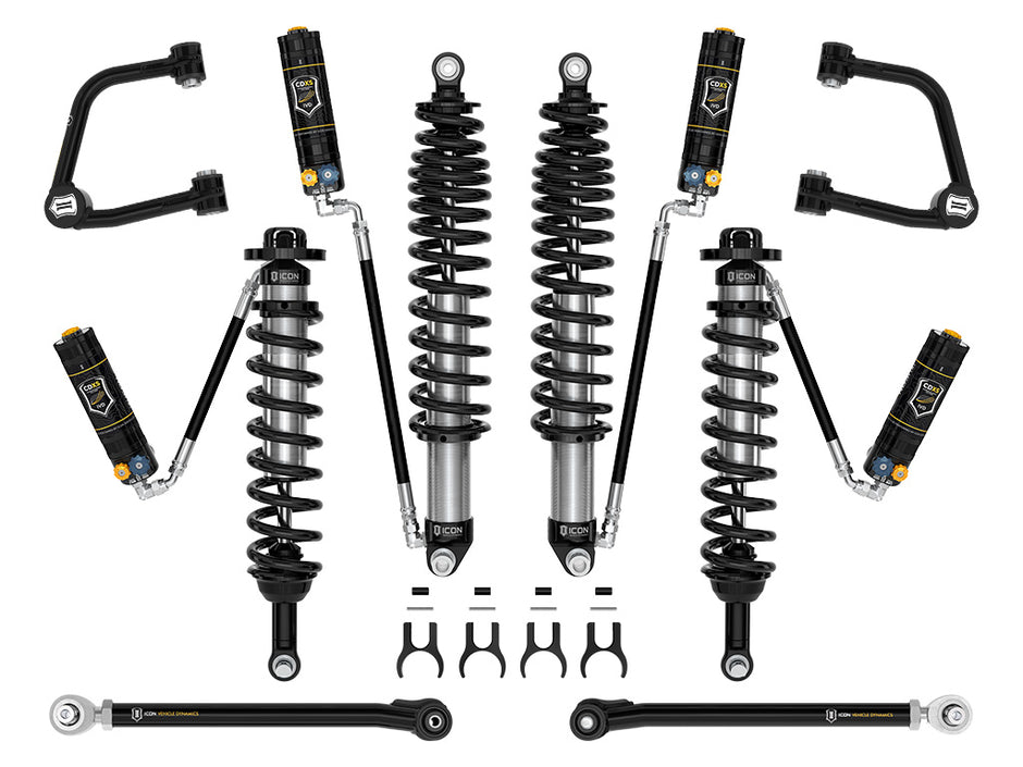 ICON 2021-2023 Ford Bronco Non-Sasquatch 3-4" Lift Stage 6 Suspension System CDXS Tubular