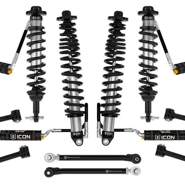 ICON 2021-2023 Ford Bronco Non-Sasquatch 3-4" Lift Stage 6 Suspension System CDCV Tubular