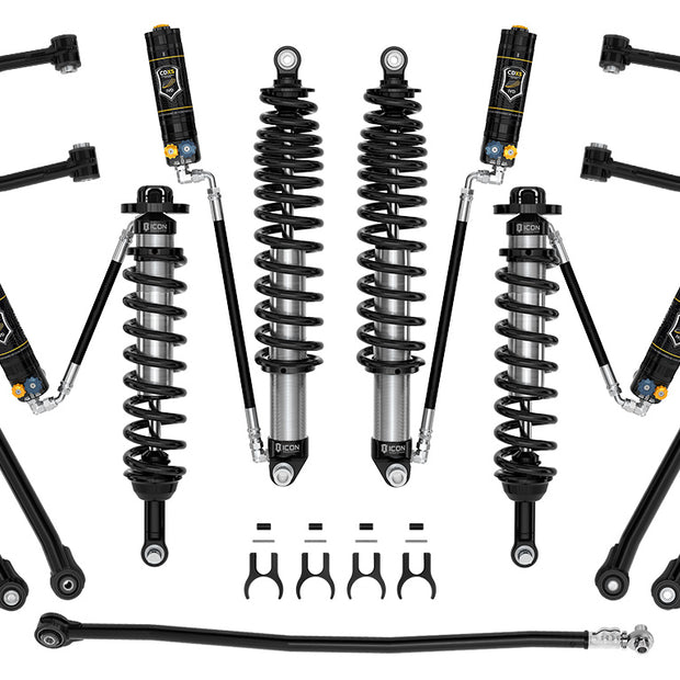 ICON 2021-2023 Ford Bronco Non-Sasquatch 3-4" Lift Stage 7 Suspension System CDXS Tubular Heavy Rate Rear Spring