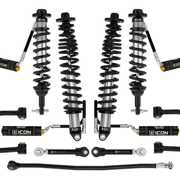 ICON 2021-2023 Ford Bronco Non-Sasquatch 3-4" Lift Stage 7 Suspension System CDCV Tubular Heavy Rate Rear Spring