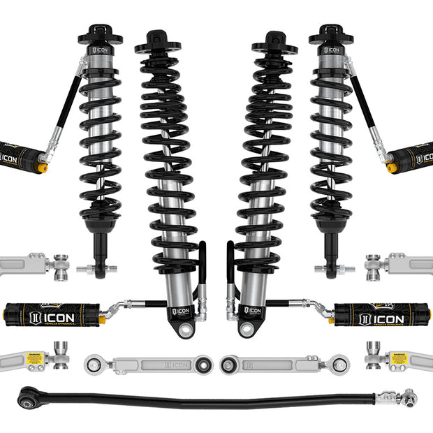 ICON 2021-2023 Ford Bronco Sasquatch 2-3" Lift Stage 7 Suspension System CDCV Billet