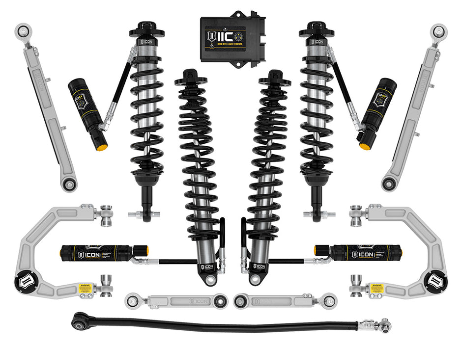 ICON 2021-2023 Ford Bronco Non-Sasquatch 3-4" Lift Stage 8 Suspension System Billet