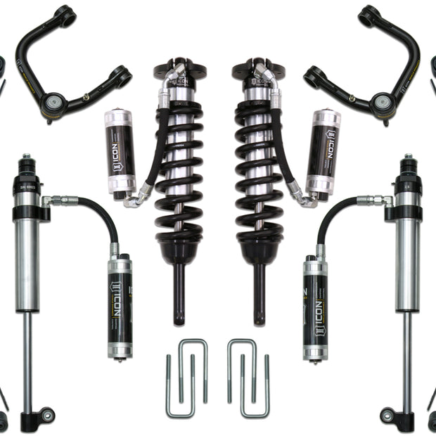 ICON 2005-2015 Toyota Tacoma 0-3.5" Lift/2016-2023 Tacoma 0-2.75" Lift Stage 9 Suspension System Tubular UCA