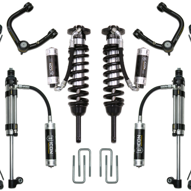 ICON 2005-2015 Toyota Tacoma 0-3.5" Lift/2016-2023 Tacoma 0-2.75" Lift Stage 10 Suspension System Tubular UCA