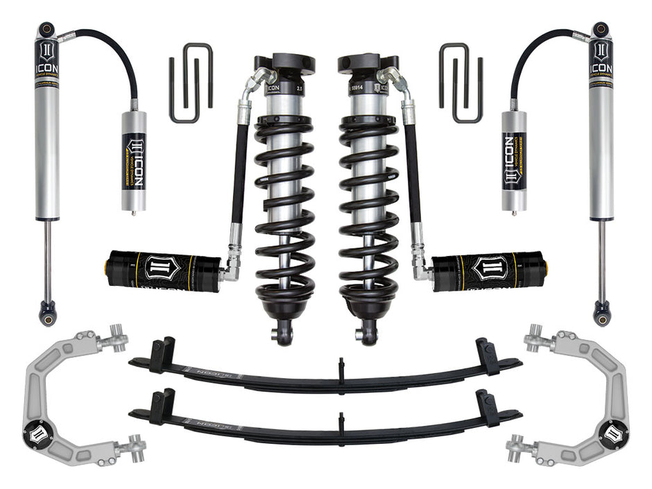 ICON 1995.5-2004 Toyota Tacoma 0-3" Lift Stage 4 Suspension System Billet UCA