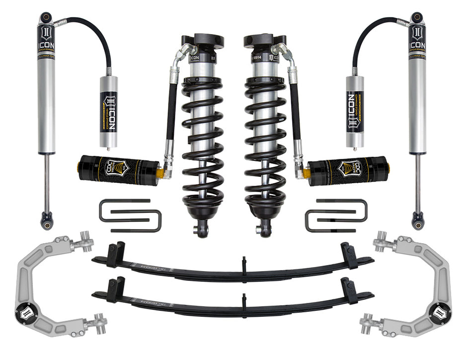 ICON 1995.5-04 Toyota Tacoma 0-3" Lift Stage 5 Suspension System Billet UCA
