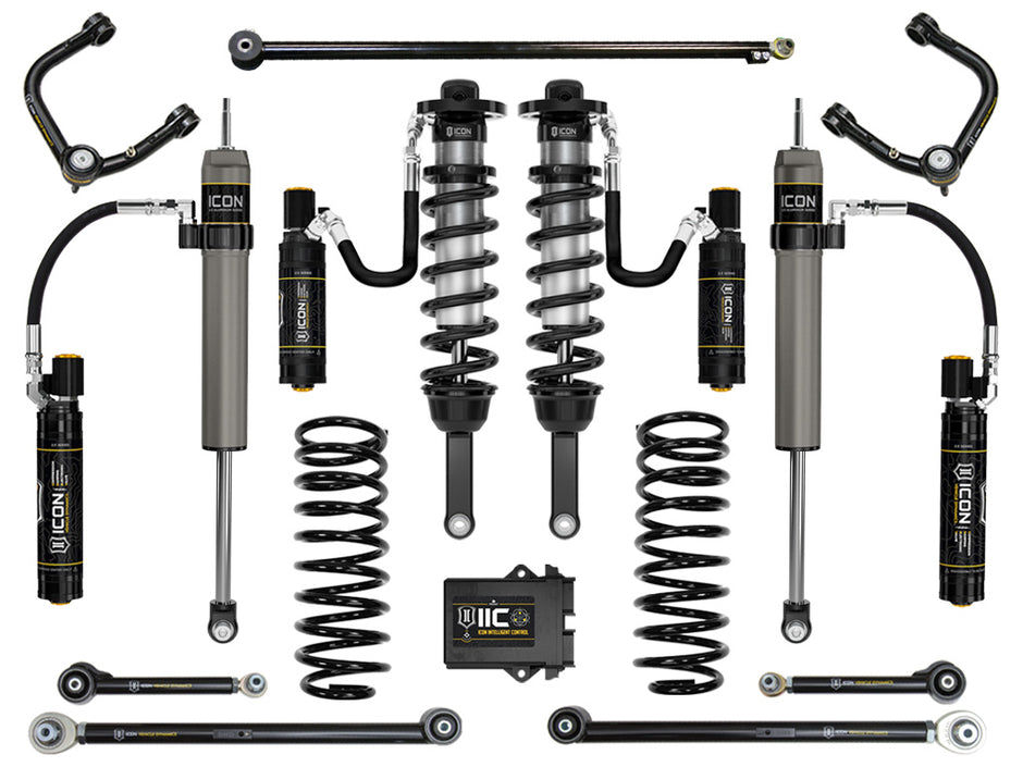 ICON 2010-2024 Toyota 4Runner 0-3.5" Lift Stage 9 Suspension System Tubular UCA