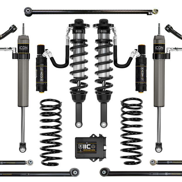ICON 2010-2024 Toyota 4Runner 0-3.5" Lift Stage 9 Suspension System Tubular UCA