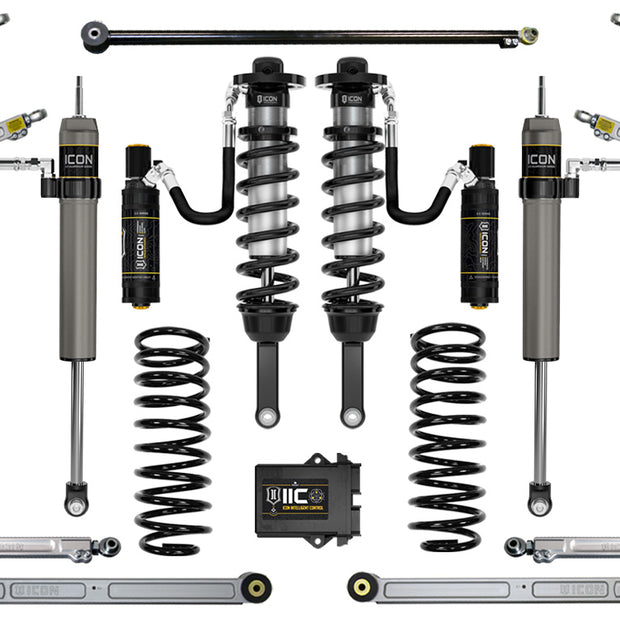 ICON 2010-2024 Toyota 4Runner 0-3.5" Lift Stage 9 Suspension System Billet UCA