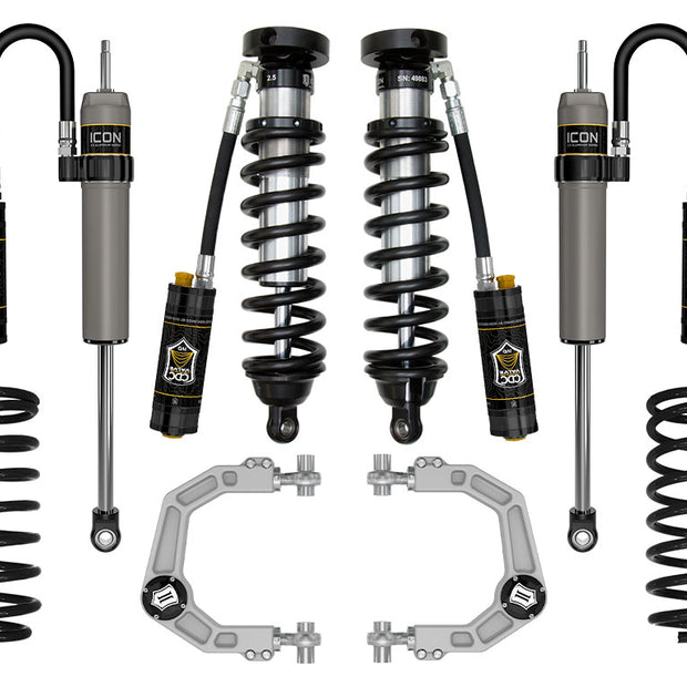 ICON 1996-2002 Toyota 4Runner 0-3" Lift Stage 5 Suspension System Billet UCA