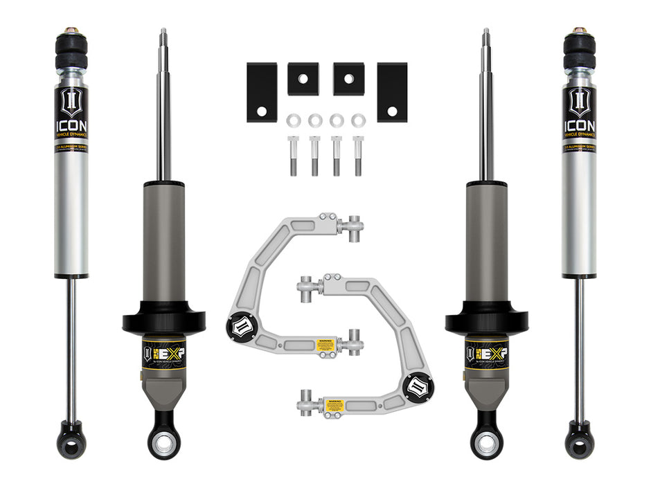 ICON 2022-2025 Toyota Tundra 0-3" Lift Stage 2 2.5 EXP Suspension System Billet