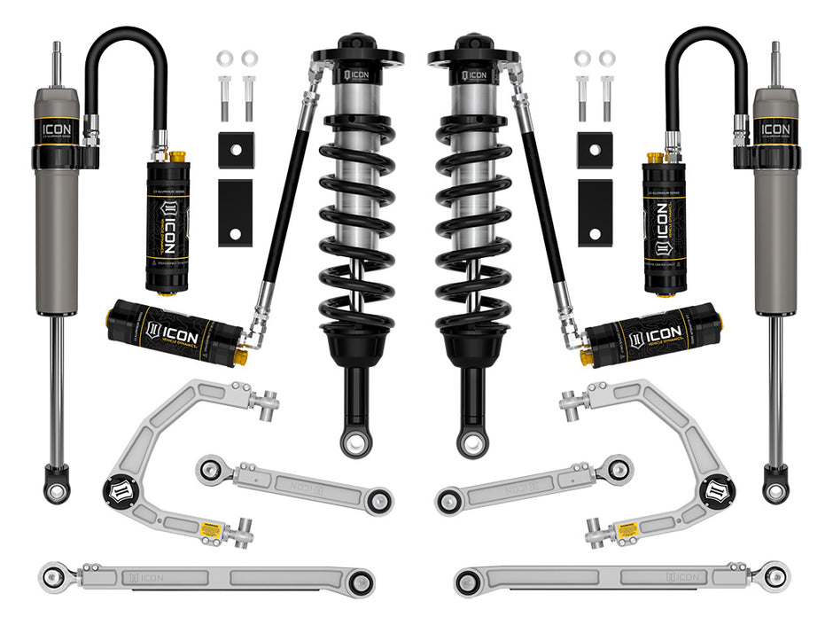 ICON 2022-2025 Toyota Tundra 1.25-3.5" Lift Stage 10 2.5 Suspension System Billet CDCV