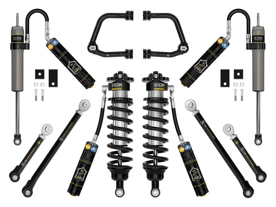 ICON 2022-2025 Toyota Tundra 2-3.25" Lift Stage 1 3.0 Suspension System Tubular CDXS
