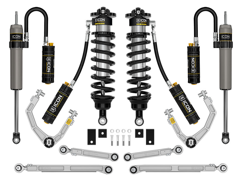 ICON 2022-2025 Toyota Tundra 1.25-3.25" Lift Stage 1 3.0 Suspension System Billet CDCV