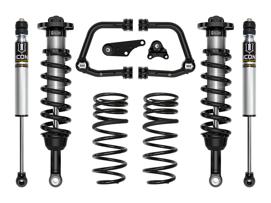 ICON 2024-2025 Toyota Tacoma 1.25-3" Lift Stage 2 Suspension System Tubular Triple Rate Rear Springs