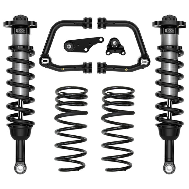 ICON 2024-2025 Toyota Tacoma 1.25-3" Lift Stage 2 Suspension System Tubular Triple Rate Rear Springs