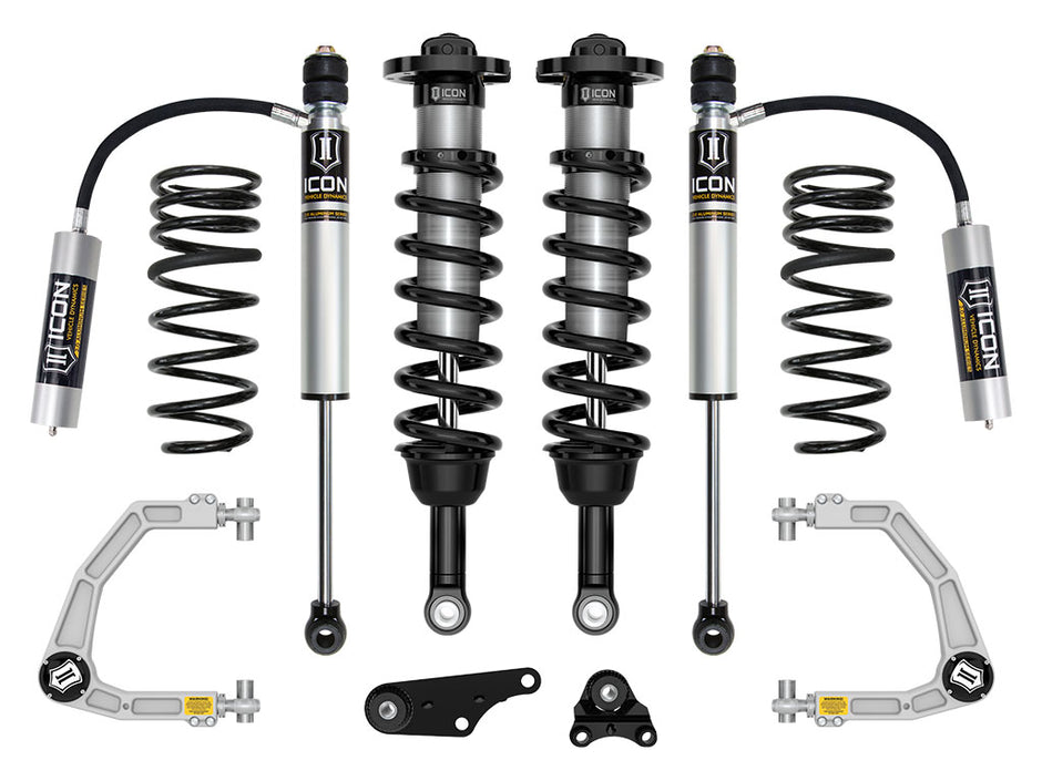 ICON 2024-2025 Toyota Tacoma 1.25-3" Lift Stage 3 Suspension System Billet Triple Rate Rear Springs