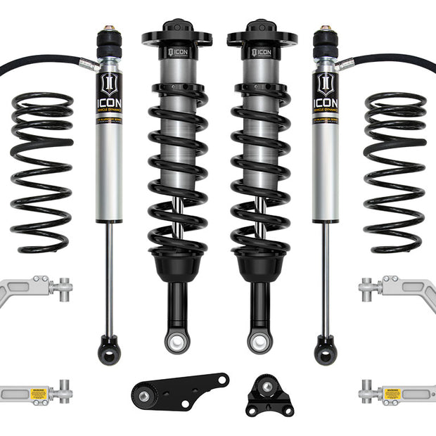 ICON 2024-2025 Toyota Tacoma 1.25-3" Lift Stage 3 Suspension System Billet Triple Rate Rear Springs