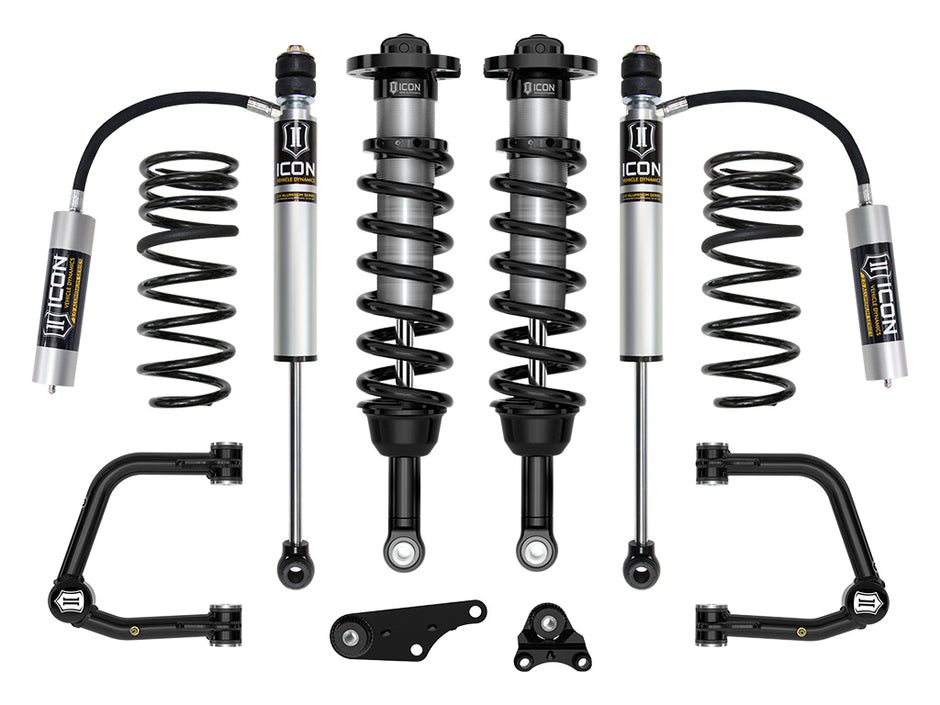 ICON 2024-2025 Toyota Tacoma 1.25-3" Lift Stage 3 Suspension System Tubular Overland Rear Springs