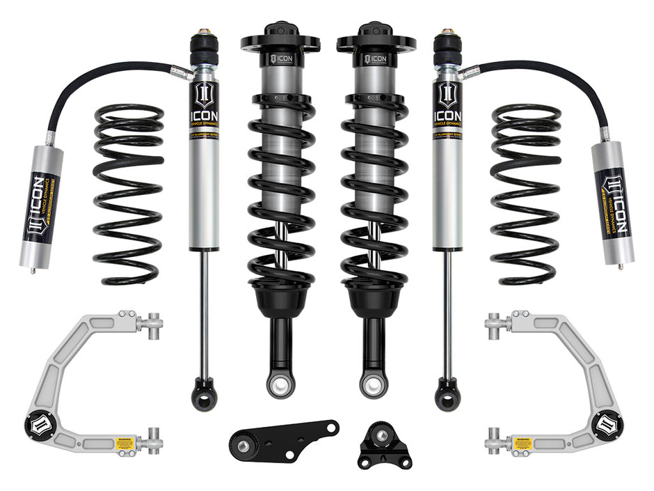 ICON 2024-2025 Toyota Tacoma 1.25-3" Lift Stage 3 Suspension System Billet Overland Rear Springs