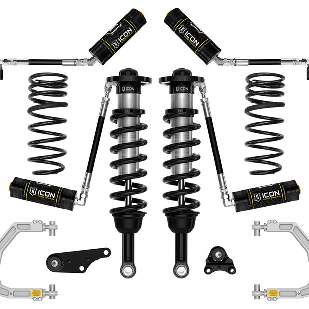 ICON 2024-2025 Toyota Tacoma 1.25-3" Lift Stage 4 Suspension System Billet Triple Rate Rear Springs