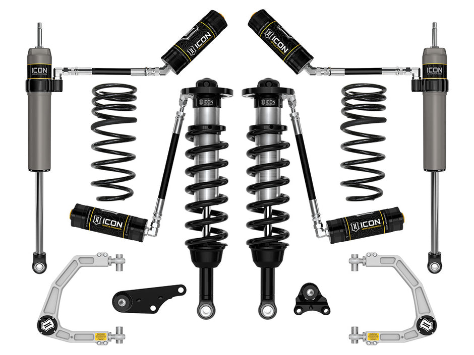 ICON 2024-2025 Toyota Tacoma 1.25-3" Lift Stage 4 Suspension System Billet Overland Rear Springs