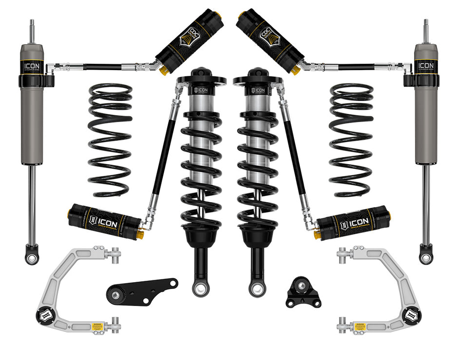 ICON 2024-2025 Toyota Tacoma 1.25-3" Lift Stage 5 Suspension System Billet Overland Rear Springs
