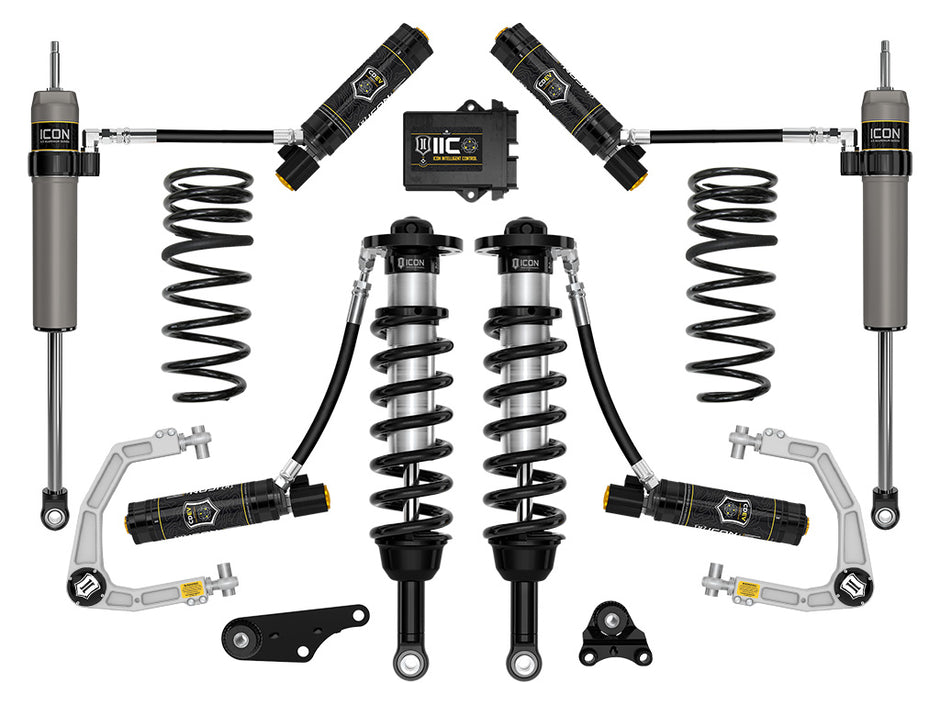 ICON 2024-2025 Toyota Tacoma 1.25-3" Lift Stage 6 Suspension System Billet Triple Rate Rear Springs