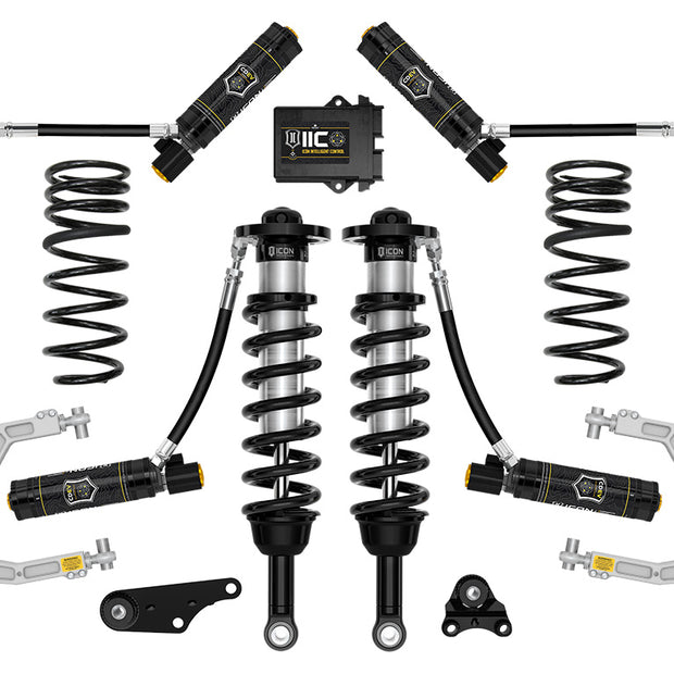ICON 2024-2025 Toyota Tacoma 1.25-3" Lift Stage 6 Suspension System Billet Overland Rear Springs