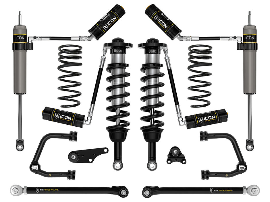 ICON 2024-2025 Toyota Tacoma 1.25-3" Lift Stage 7 Suspension System Tubular Overland Rear Springs