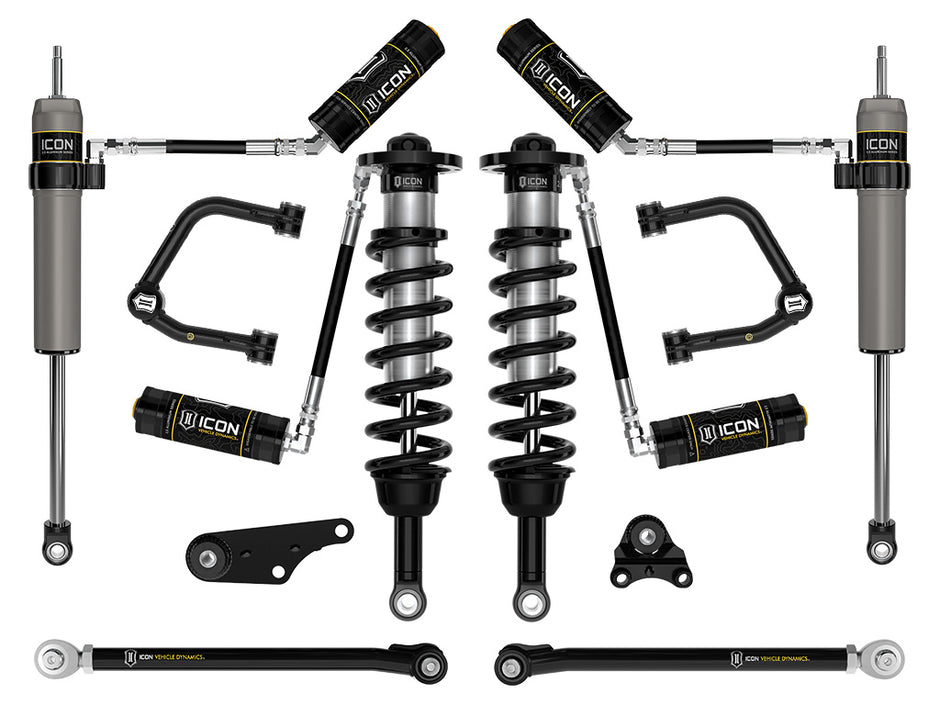 ICON 2024-2025 Toyota Tacoma 1.25-3" Lift Stage 7 Suspension System Tubular