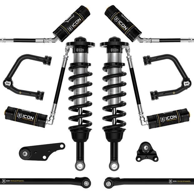 ICON 2024-2025 Toyota Tacoma 1.25-3" Lift Stage 7 Suspension System Tubular