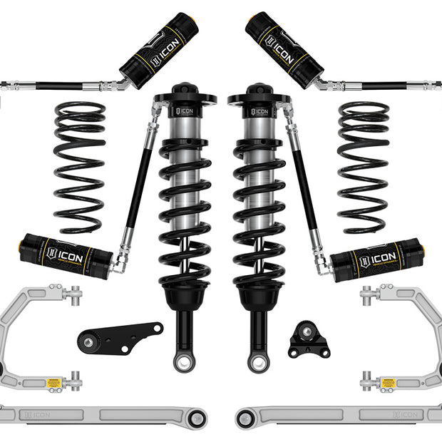 ICON 2024-2025 Toyota Tacoma 1.25-3" Lift Stage 7 Suspension System Billet Overland Rear Springs