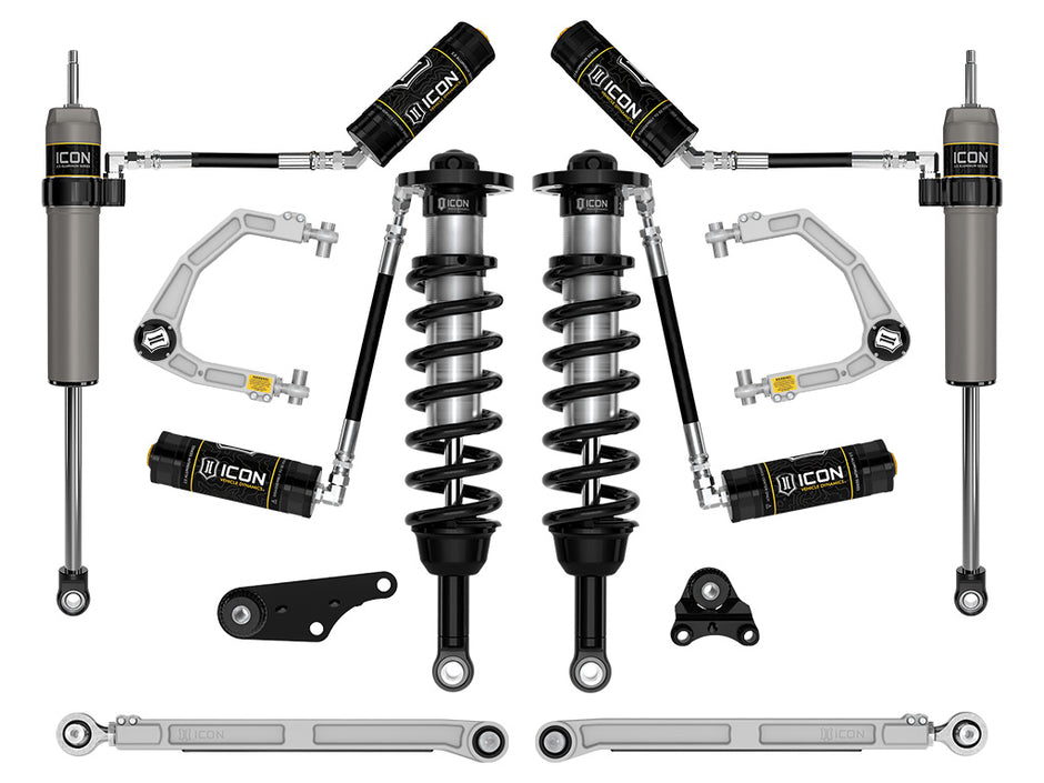 ICON 2024-2025 Toyota Tacoma 1.25-3" Lift Stage 7 Suspension System Billet