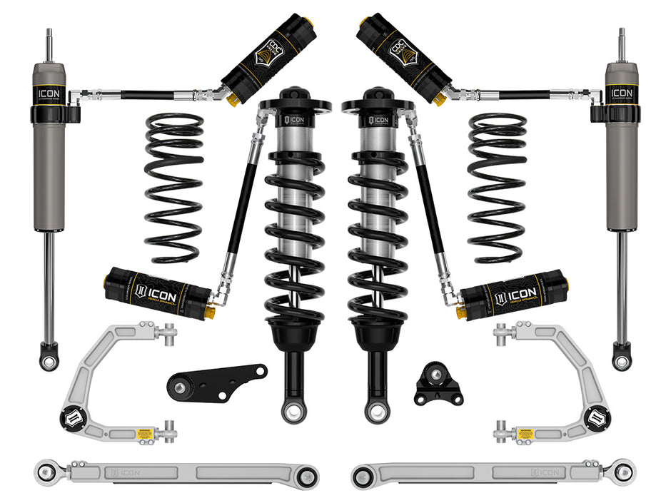 ICON 2024-2025 Toyota Tacoma 1.25-3" Lift Stage 8 Suspension System Billet Triple Rate Rear Springs