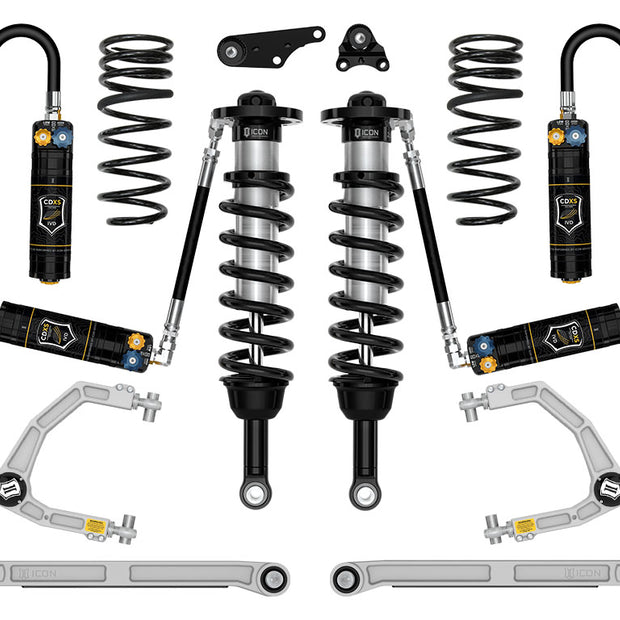 ICON 2024-2025 Toyota Tacoma 1.25-3" Lift Stage 9 Suspension System Billet Triple Rate Rear Springs