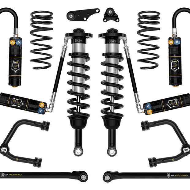 ICON 2024-2025 Toyota Tacoma 1.25-3" Lift Stage 9 Suspension System Tubular Overland Rear Springs
