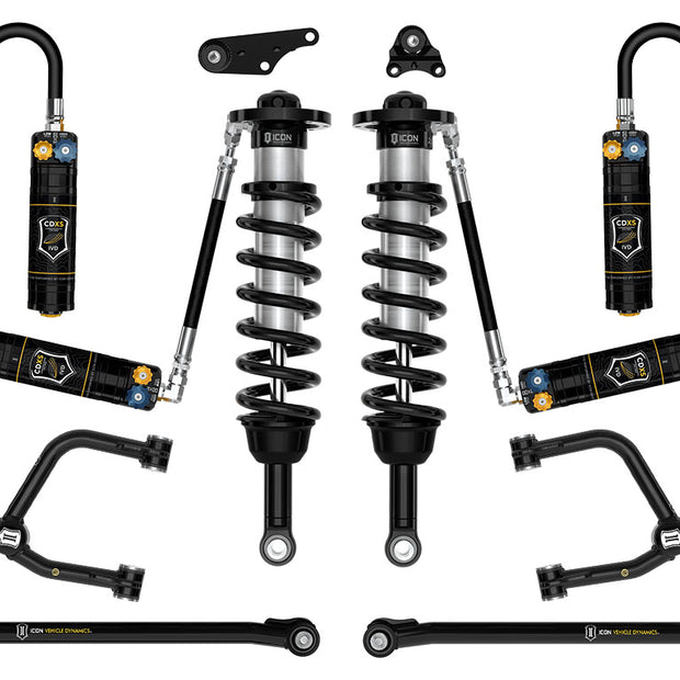 ICON 2024-2025 Toyota Tacoma 1.25-3" Lift Stage 9 Suspension System Tubular
