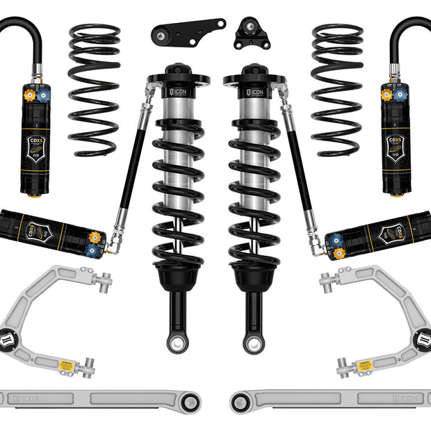 ICON 2024-2025 Toyota Tacoma 1.25-3" Lift Stage 9 Suspension System Billet Overland Rear Springs