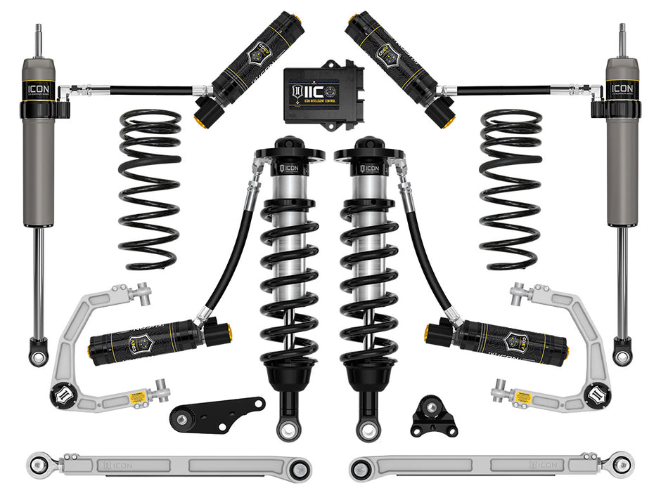ICON 2024-2025 Toyota Tacoma 1.25-3" Lift Stage 10 Suspension System Billet Triple Rate Rear Springs