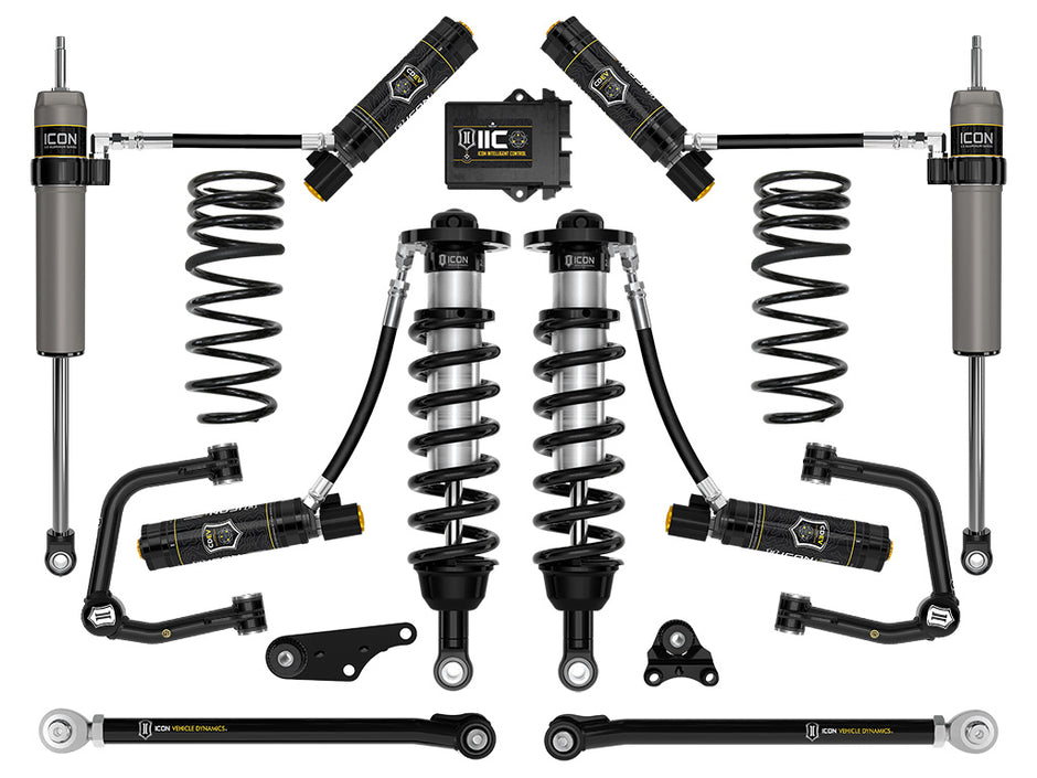 ICON 2024-2025 Toyota Tacoma 1.25-3" Lift Stage 10 Suspension System Tubular Triple Rate Rear Springs